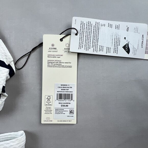 Calia Uber Halter Bikini And High Rise 2 Piece Small NWT - Picture 2 of 8